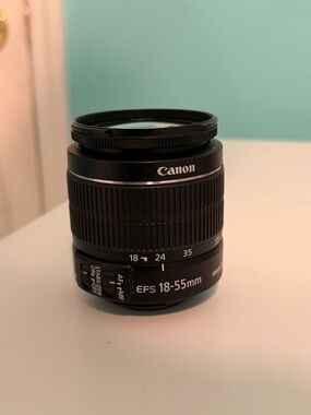 Canon Black EF-S 18-55mm Standard Zoom Lens